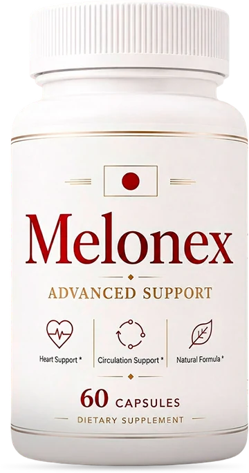 A single bottle of Melonex Advanced Support capsules